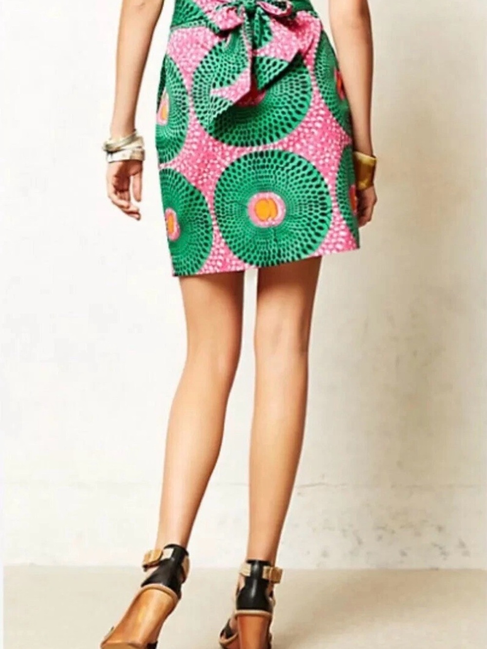 Anthropologie Doreen Mashika Zanzibar Dutch Wax Legend & Song Skirt